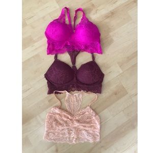 Victoria’s Secret PINK Bralette’s